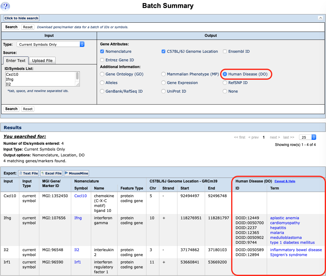 MGI Batch Query