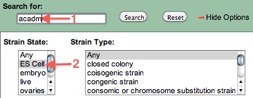 IMSR Search Form