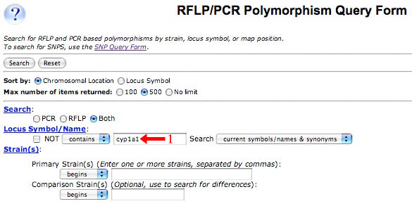 RFLP/PCR QF Screen Shot